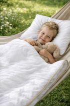 MimiNu, 2-częściowy komplet pościeli, wypełnienie, TOG 1.5, całoroczny, biały, 90-120 cm + 40-60 cm