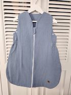 MimiNu, AVI, całoroczny śpiworek do spania, muślin, jeans, TOG 2-2.5, 3-12m