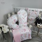 MimiNu, Baletnica, kocyk minky, różowy, 75-100 cm