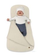MimiNu, becik do spania i tulenia, muślin bawełniany, TOG 2-2.5, ciepły beż