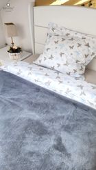 MimiNu, Junior, Butterfly, 2-częściowy komplet pościeli, 160-200 cm + 70-80 cm