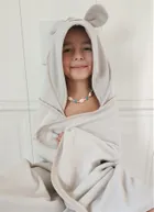 MimiNu, Junior, okrycie kąpielowe, bambus, mokka, 85-120 cm