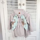 MimiNu, Let's Go, szlafroczek z uszami, termofrotte, natural, rozmiar 86