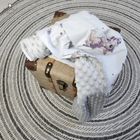 MimiNu, Lili, kocyk, minky, wrzos, 75-100 cm