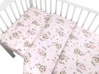 MimiNu, Little Ballerina, 3-częściowy zestaw pościeli, 90-120 cm