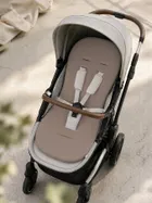 MimiNu, MimiNu Soft, uniwersalna wkładka do wózka, bawełna interlock, mokka, 35-70 cm