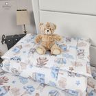 MimiNu, Piloci, 2-częściowy komplet pościeli drukowanej z wypełnieniem, błękitna, 100-135 cm