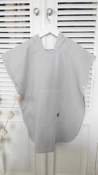 MimiNu, ponczo plażowe, szybkoschnące, rozmiar 1-4, muślin, szary