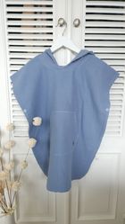 MimiNu, ponczo plażowe, szybkoschnące, rozmiar 4-7, muślin, jeans