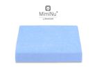 MimiNu, prześcieradło frotte z gumką, ciemnoniebieskie, 70-140 cm