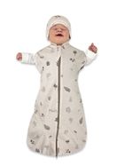 MimiNu, Soft, Teddy, śpiworek letni, listki, TOG 0.5-1, 3-12 m