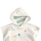 Miniland, Swim, muślinowe poncho, ocean, 65-65 cm