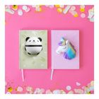 Miquelrius, Squishy, notatnik A5 z miękką figurką, Panda, 1 szt.