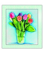 Mirage Hobby, Wypukła Malowanka, zestaw kreatywny do malowania, Kwiaty, Tulipany