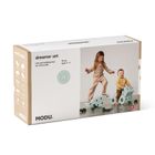 Modu, Dreamer Set, kreatywne klocki rozwijające motorykę dużą, z funkcją jeździka, miętowy