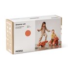 Modu, Dreamer Set, kreatywne klocki rozwijające motorykę dużą, z funkcją jeździka, pomarańczowy
