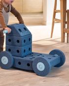 Modu, piankowe koła, zestaw uzupełniający do klocków aktywizujących, niebieskie, 4 szt.