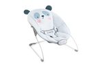 MoMi, Glossy, leżaczek bujaczek z wibracją, panda, 0-6m