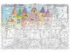 Monumi, królewny, kolorowanka podłogowa XXL, 120-80 cm