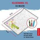 Monumi, zabawa, kolorowanka podłogowa XXL, 120-80 cm