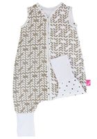 Motherhood, Classics Beżowy 2023, śpiworek muślinowy z nogawkami, TOG 0.5, 12-30 m