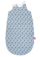 Motherhood, Classics Niebieski 2023, Zip-A Round, śpiworek muślinowy, TOG 0.5, 2w1, 3-18 m