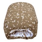 Motherhood, mufka, poduszka do karmienia, beżowe listki