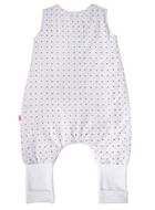 Motherhood, ocieplany śpiworek z nogawkami i kieszonką, TOG 2, fioletowe baloniki, 12-18m