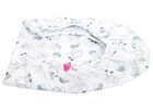 Motherhood, prześcieradło z gumką do gondoli, niebieskie misie, 35-75 cm