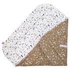 Motherhood, rożek bawełniany, wkład kokosowy, beżowe listki, 75-75 cm