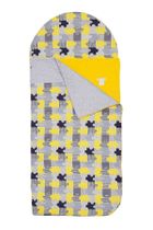 Motherhood, śpiworek przedszkolaka, puzzle szaro-żółte