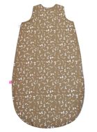 Motherhood, Zip-A-Round, bawełniany śpiworek, 2w1, TOG 2, beżowe listki, 3-18m