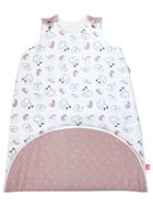 Motherhood, Zip-A-Round, bawełniany śpiworek, 2w1, TOG 3, różowe misie, 3-18m