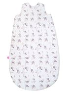 Motherhood, Zip-A-Round, bawełniany śpiworek letni, 2w1, TOG 1, różowe guziki, 3-18m