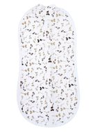 Motherhood, Zip&Swaddle, otulacz, beżowe listki, 5-8 kg