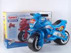Motocykl, jeździk, różowy