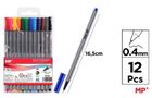 MP Main Paper, cienkopisy, 0.4 mm, 12 kolorów