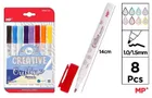 MP Main Paper, markery z podwójną linią, 8 kolorów