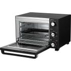 MPM, piekarnik elektryczny, czarny, 48l, 61,1-46,2-40,3 cm, MPE-17/T