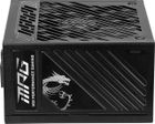 MSI, zasilacz, MPG A1250GS, 1250W, PCIE5, 80+ Gold, ATX 3.1