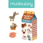 Mudpuppy, drewniane magnesy, na farmie, 40 elementów