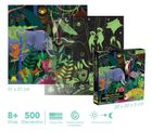 Mudpuppy, Dżungla, puzzle świecące w ciemności, 500 elementów