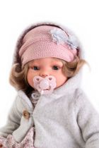Munecas Antonio Juan, Bimba, płacząca lalka hiszpańska, Beni, w płaszczu