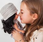 Munecas Arias, Dunya, lalka hiszpańska, szaro-biały strój, 38 cm