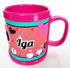 Myszka Minnie, imienny kubek dla dziecka, Iga