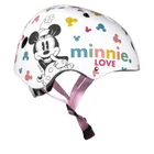 Myszka Minnie, kask ochronny, biały, rozmiar 54-58 cm