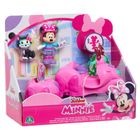 Myszka Minnie, zestaw figurek ze skuterem, pojazd