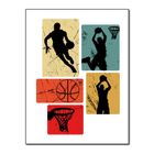 Naprasowanki, naplamki, Koszykówka, 5 elementów