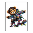 Naprasowanki, naplamki, Miś na deskorolce