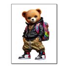 Naprasowanki, naplamki, Miś z plecakiem